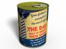Canned Gifts - Best Dad Socks Gag Gifts for Dad - 1 Pair Quality Black Warm Man Cotton Socks - Fun Father's Day Gift Idea - Funny Quirky Useful Gifts and Present for Dad for Christmas and Birthday 