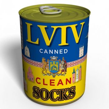 Canned Clean Socks From Lviv - Оригінальний Сувенір