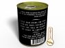 Canned Gifts - 2 Pair Quality All Seasons Black Cotton Socks - The Real Man Funny Hilarious Gag Items Gifts for Guy - Prank Fun Things Gift Idea For Him, Quirky Useful Christmas, Birthday Present 650181561847
